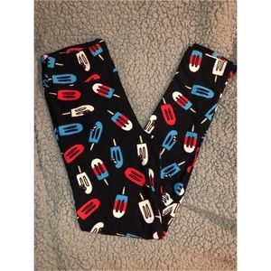 BNWT Lularoe Vintage Popsicle leggings